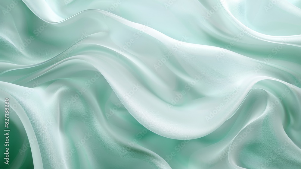 Mint Breeze Silk Waves Mint Breeze Silk Waves
