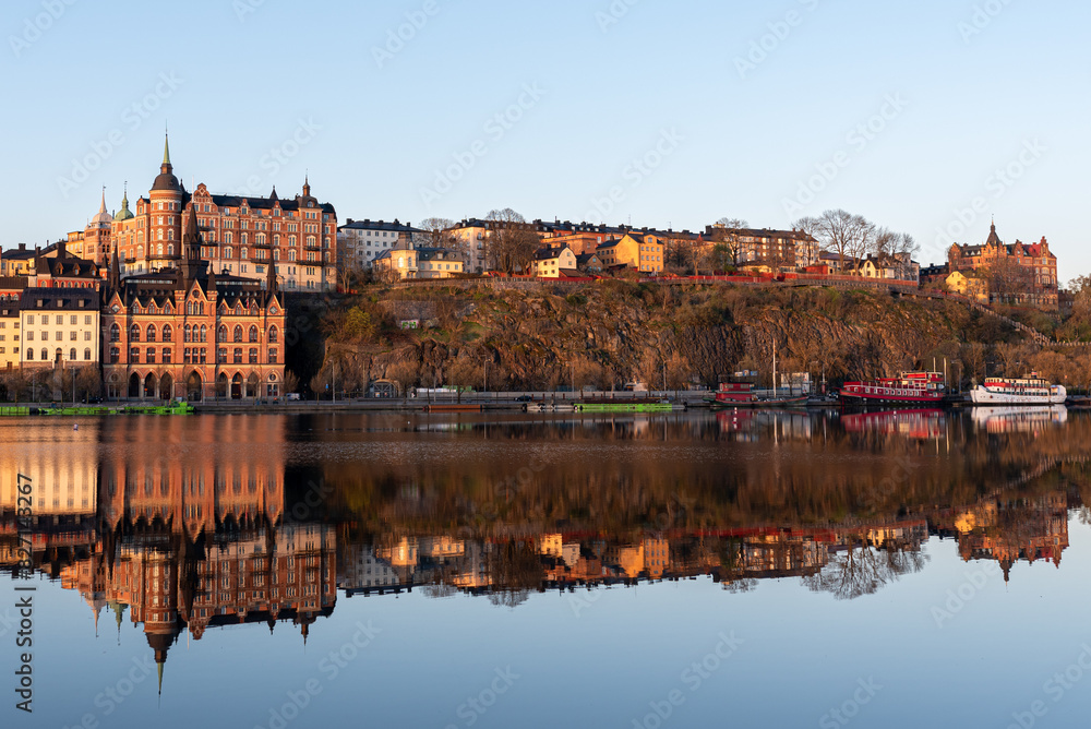 Naklejka premium morning in Stockholm