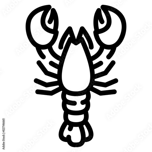 lobster outline icon