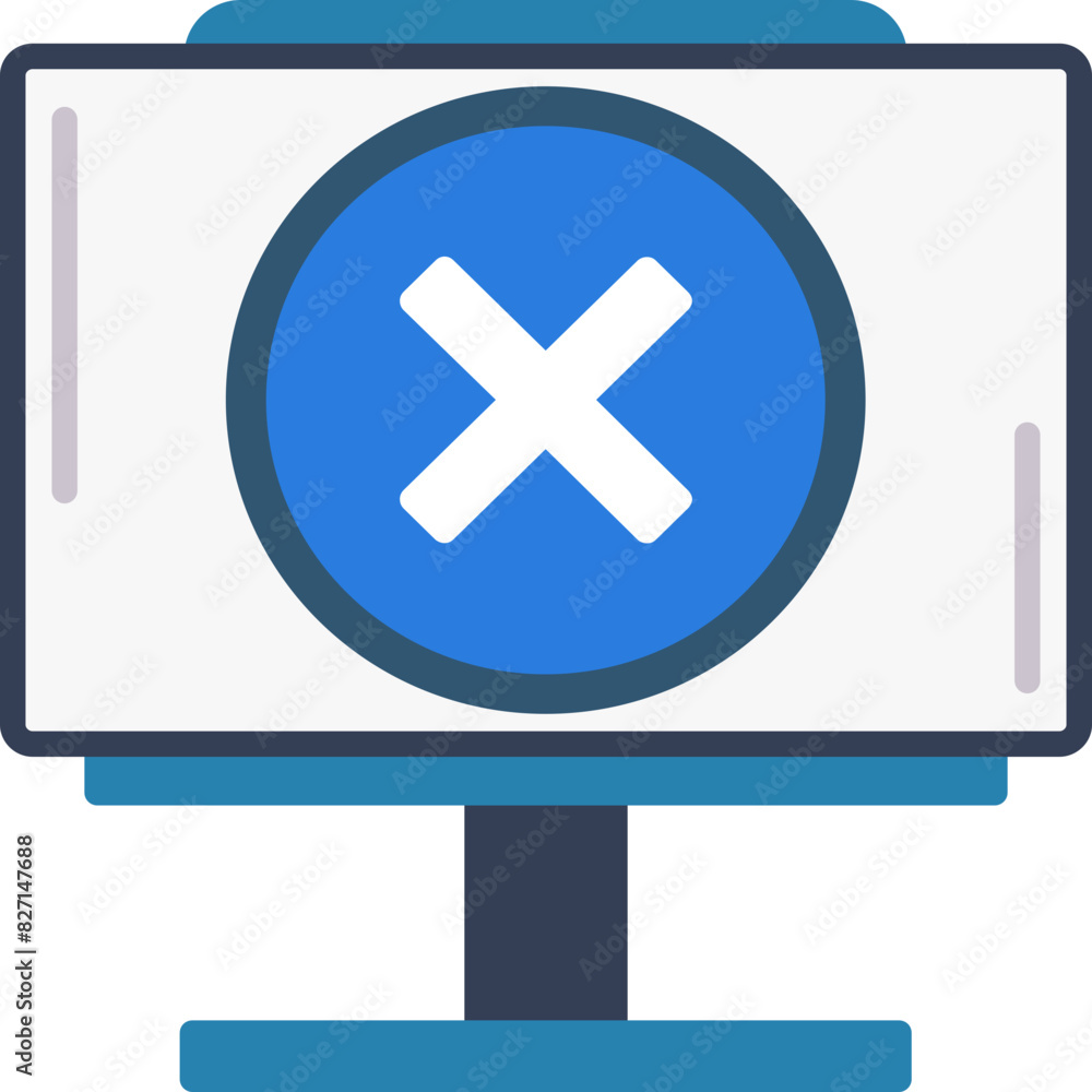 Obraz premium Multiplication Sign Icon