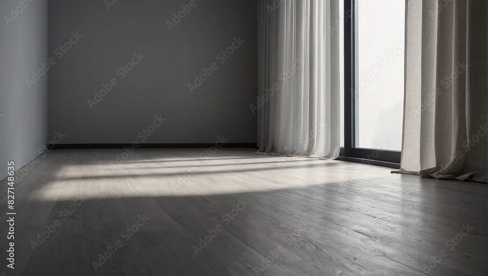 Minimalistic simple light pearl background for product presentation, Incident light from the window on the wall and floor Minimalistic simple light pearl background for product presentation, Incident light from the window on the wall and floor