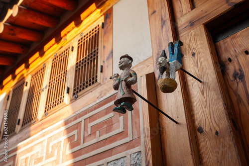 Photography View of the decoration in the traditional Korean house