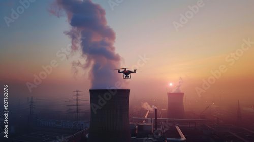 Power Plant Emissions: Drone Surveillance 