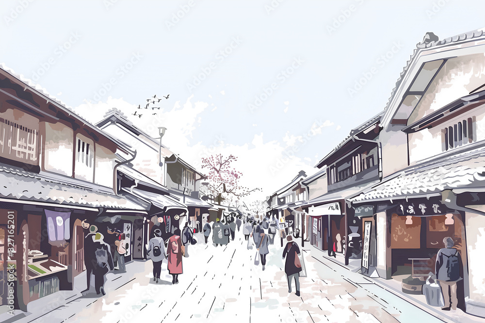 Fototapeta premium 伊勢 おかげ横丁-2