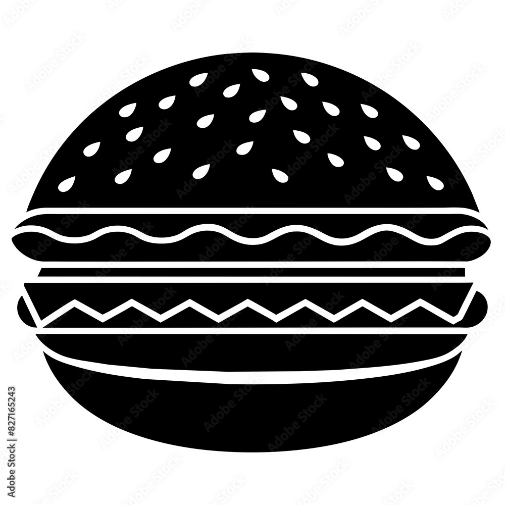 burger icon vector art illustration burger icon vector art illustration