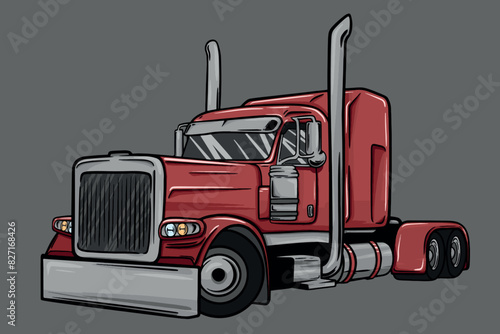 Illustration of truck