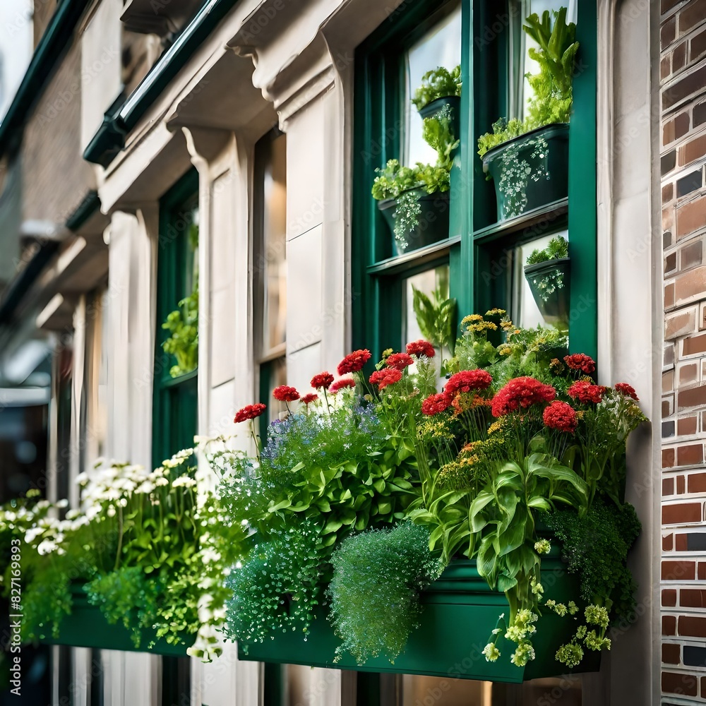 windows with flowers windows with flowers