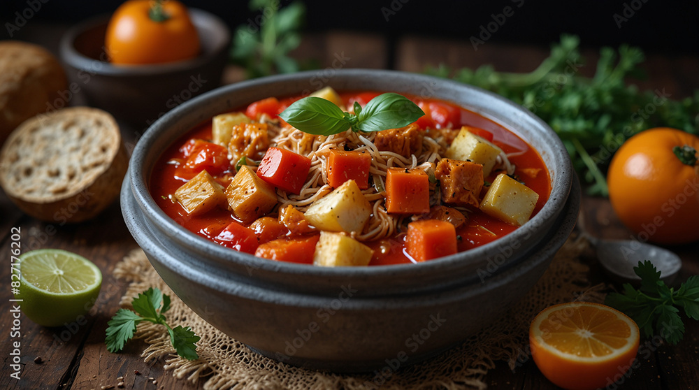 Russian food solyanka Russian food solyanka