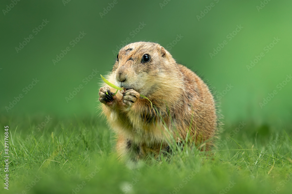 Prairie dog (Cynomys) is native to the grasslands of North America. Prairie dog (Cynomys) is native to the grasslands of North America.