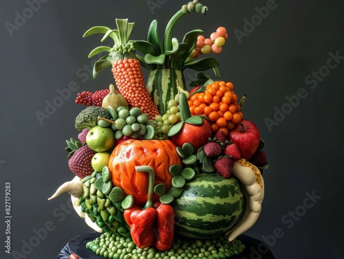 Fruit and Vegetable Sculpting Creating intricate sculptures for events and competitions