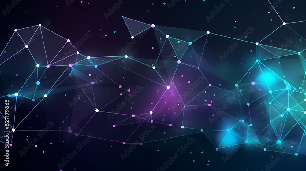 Modern scientific background with hexagons lines vector image Modern scientific background with hexagons lines vector image