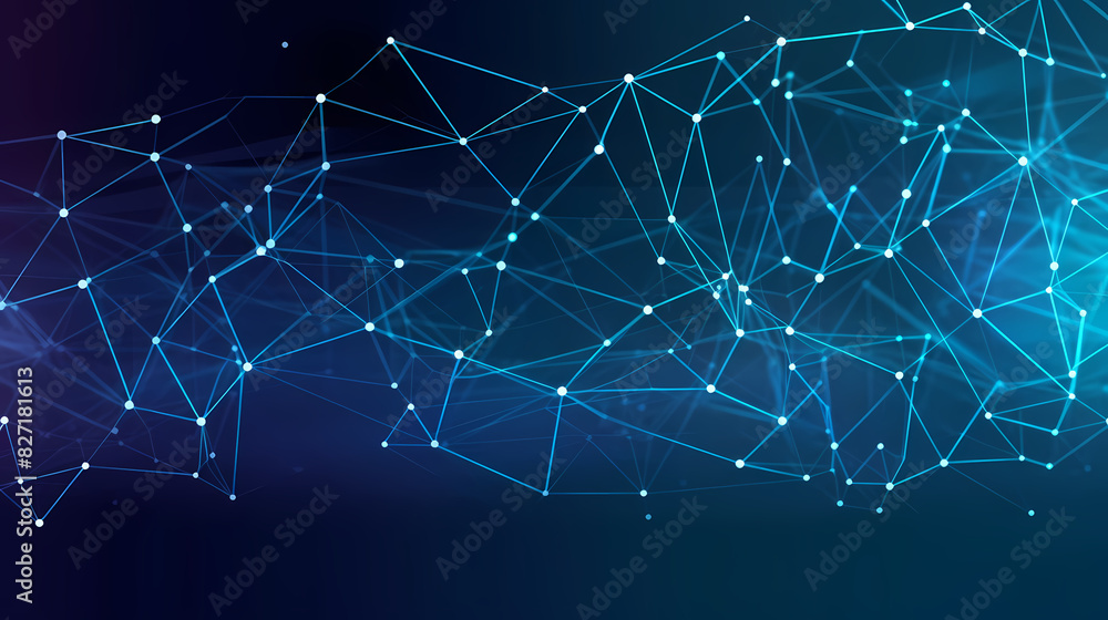 Abstract background with plexus effect scientific vector image Abstract background with plexus effect scientific vector image