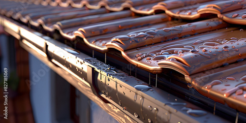 Copper Half-Round Guttering.Traditional Copper Guttering for Homes. 