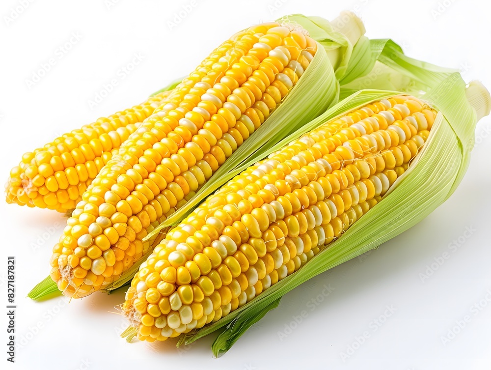 Fresh Ears of Corn with Husks Fresh Ears of Corn with Husks