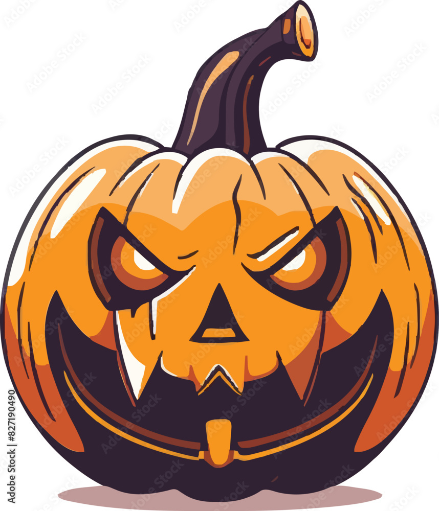 Scary Halloween pumpkin face Scary Halloween pumpkin face