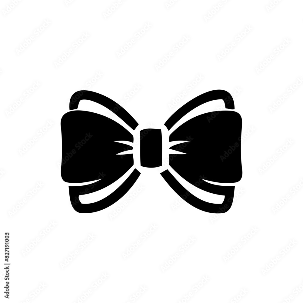 bow silhouette vector Decorative elements for gifts and cards simple design bow silhouette vector Decorative elements for gifts and cards simple design