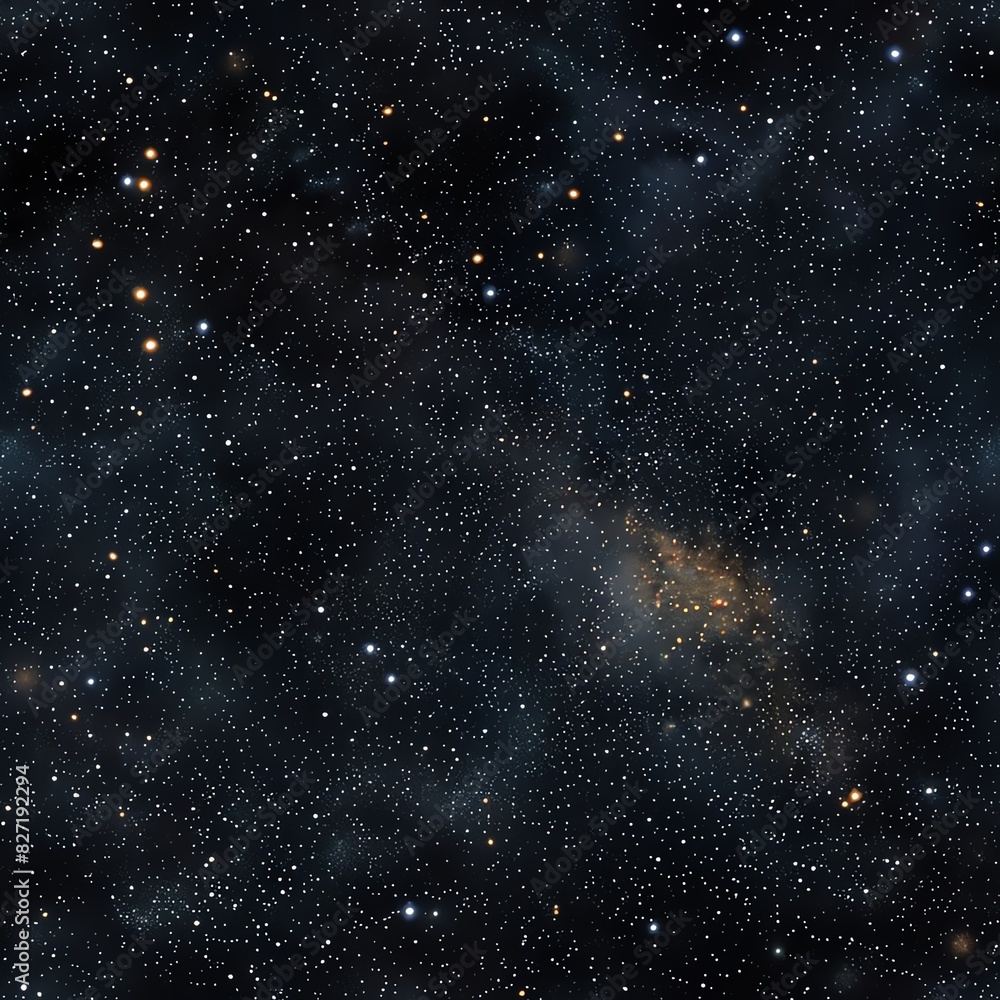 Fototapeta premium High-resolution image of a starry night with shimmering stars scattered across the sky, ideal for illustrating astronomy articles or books