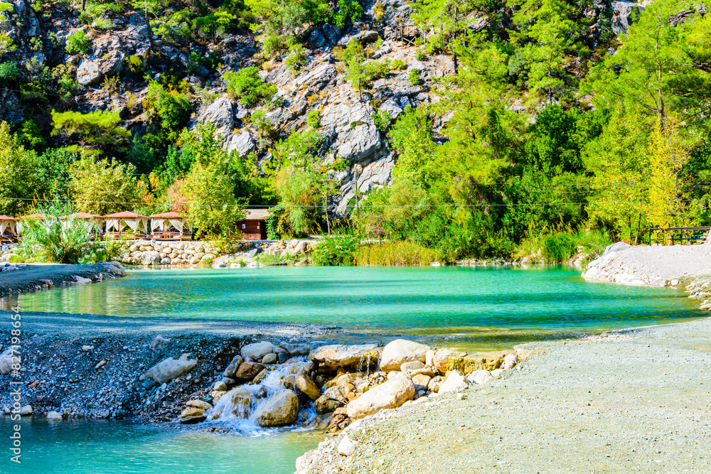 Obraz premium River in a Goynuk canyon. Antalya province, Turkey