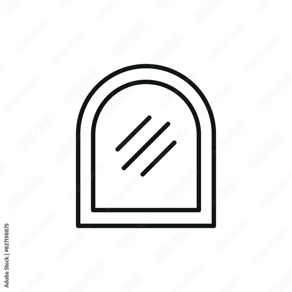 Mirror icon vector design templates simple and modern Mirror icon vector design templates simple and modern