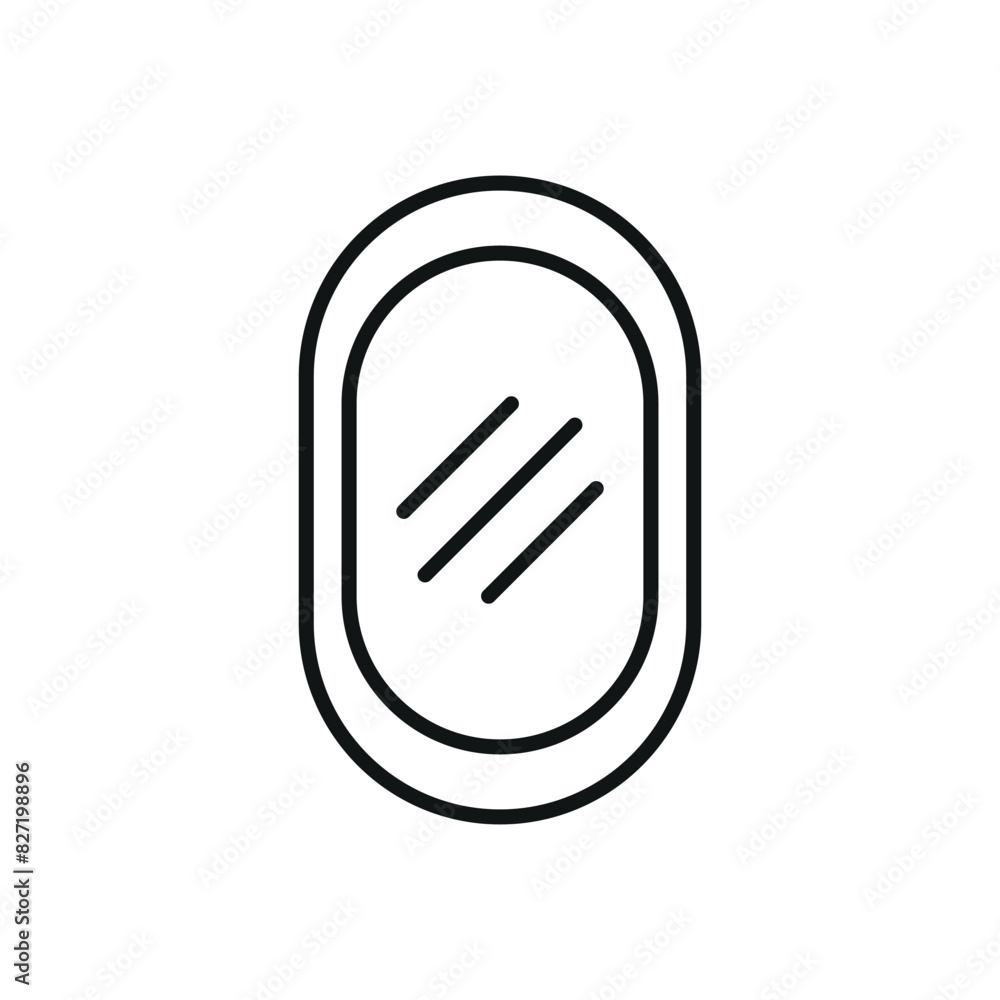 Mirror icon vector design templates simple and modern Mirror icon vector design templates simple and modern