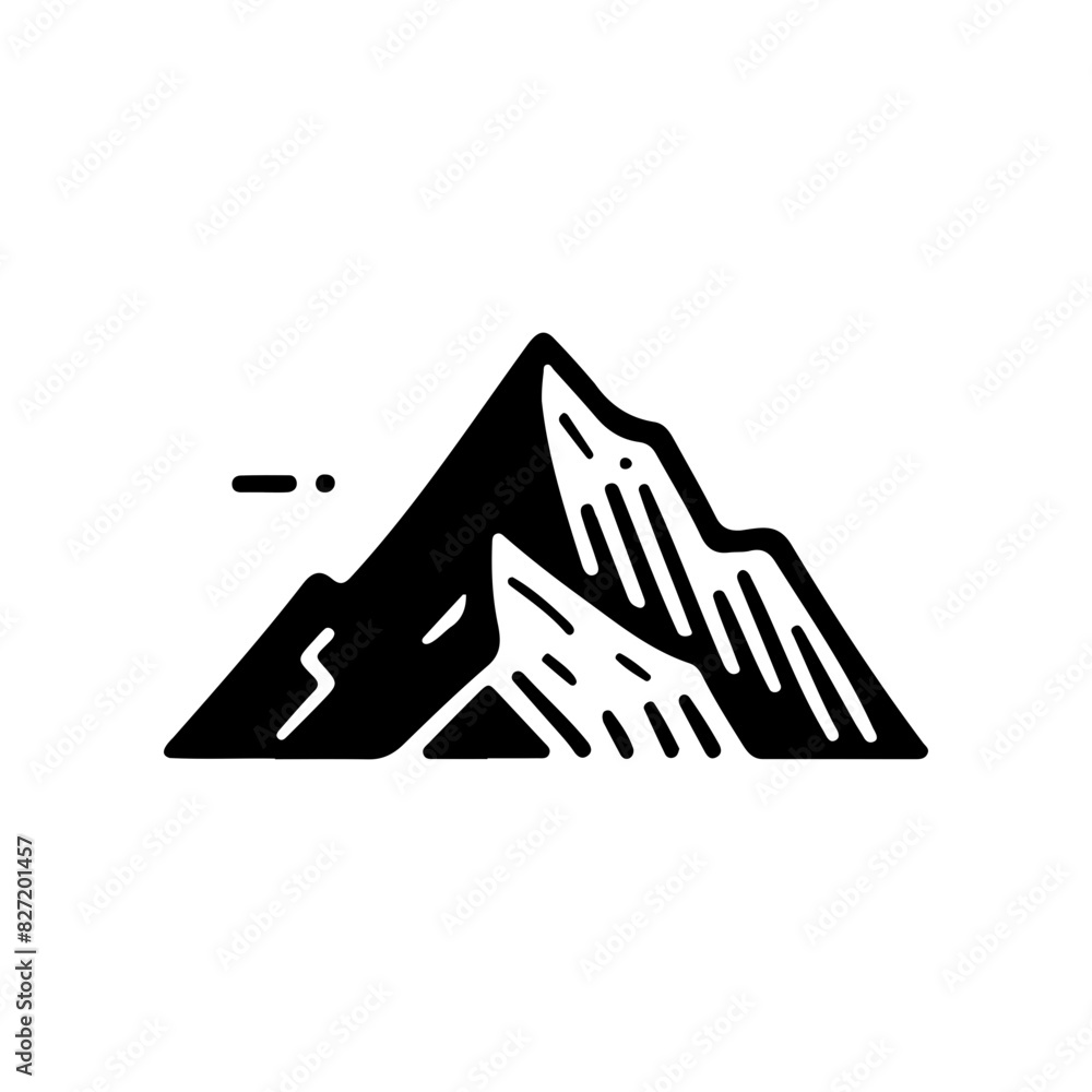 mountain silhouette vector Ideas for travel rest on holiday simple design mountain silhouette vector Ideas for travel rest on holiday simple design