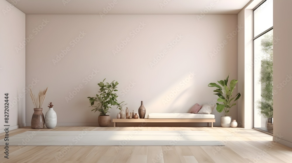 Serene Scandinavian-Boho Home Interior with Natural Lighting and Minimalist Decor Serene Scandinavian-Boho Home Interior with Natural Lighting and Minimalist Decor