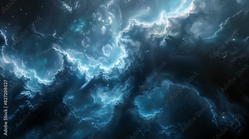 Ethereal Galactic Cloud Nebula:Captivating Celestial Energies in a Surreal Digital Collage Ethereal Galactic Cloud Nebula:Captivating Celestial Energies in a Surreal Digital Collage