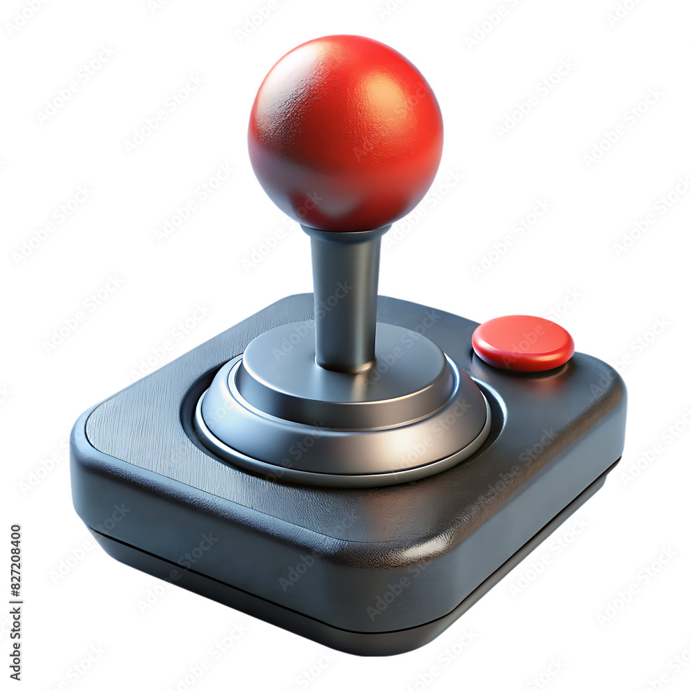 retro joystick on transparent background retro joystick on transparent background