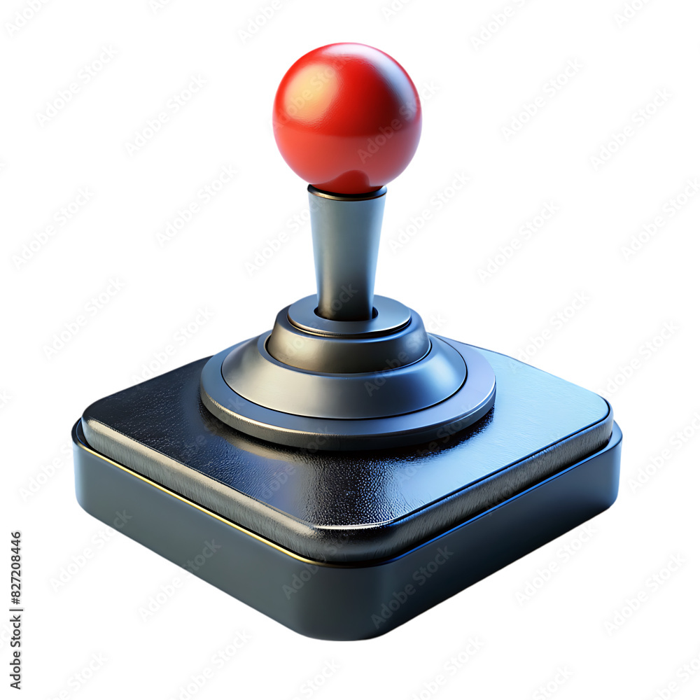 retro joystick on transparent background retro joystick on transparent background