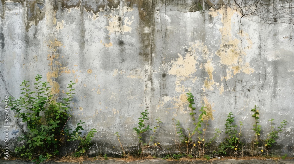 A standard weathered concrete wall A standard weathered concrete wall