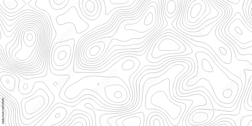 Black and white wave Seamless line. Vector geographic contour map. Topography map background. Topography relief. White wave paper curved reliefs abstract. Topographic map patterns,topography line map.