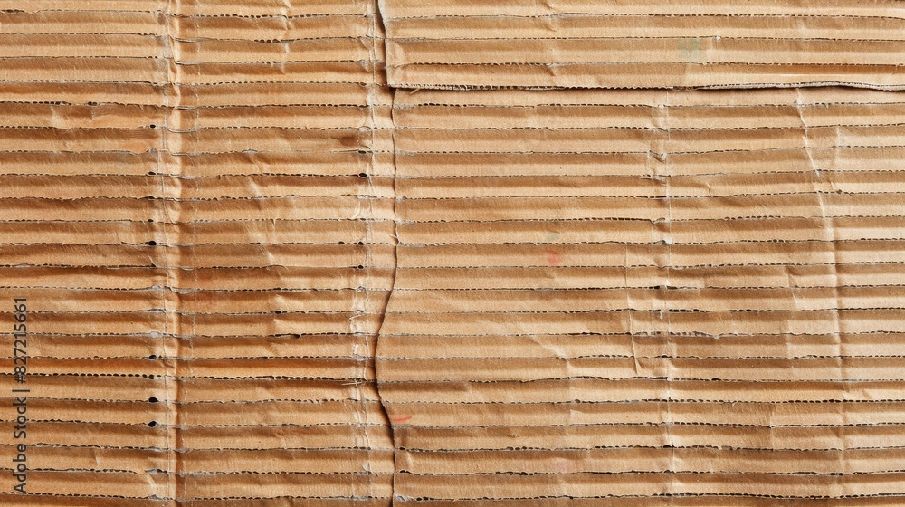 Textured background of corrugated cardboard with visible ridges and folds. textured pattern. Textured background of corrugated cardboard with visible ridges and folds. textured pattern.