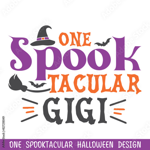 one spooktacular Gigi halloween svg designs, happy halloween designs photo