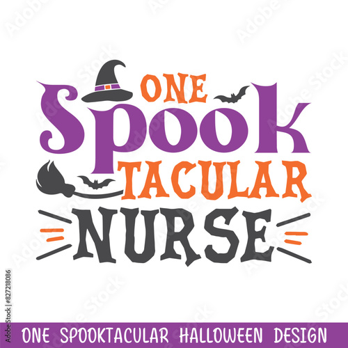 one spooktacular nurse halloween svg designs, happy halloween designs photo