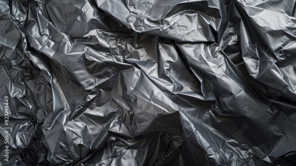 a close-up of crumpled aluminum foil with visible folds. textured metallic surface a close-up of crumpled aluminum foil with visible folds. textured metallic surface
