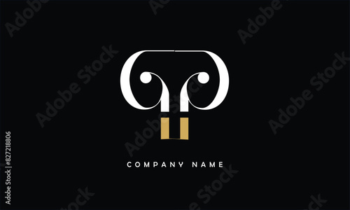 QQ, Abstract Letters Logo Monogram