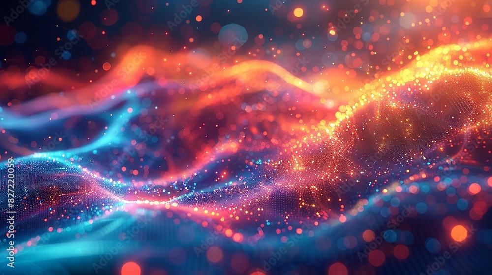 An artistic depiction of a neural network, with colorful data streams and nodes glowing against a dynamic background with a bokeh effect, representing the complexity of AI technology. An artistic depiction of a neural network, with colorful data streams and nodes glowing against a dynamic background with a bokeh effect, representing the complexity of AI technology.
