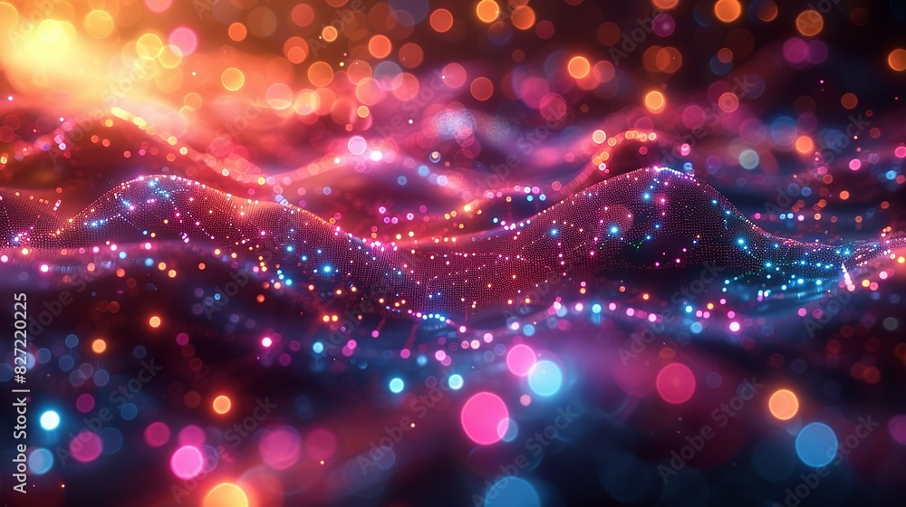 An engaging 3D rendering of big data analytics, showing intricate data pathways and nodes illuminated by various colors, set against a dynamic, glowing environment with a subtle bokeh effect. An engaging 3D rendering of big data analytics, showing intricate data pathways and nodes illuminated by various colors, set against a dynamic, glowing environment with a subtle bokeh effect.