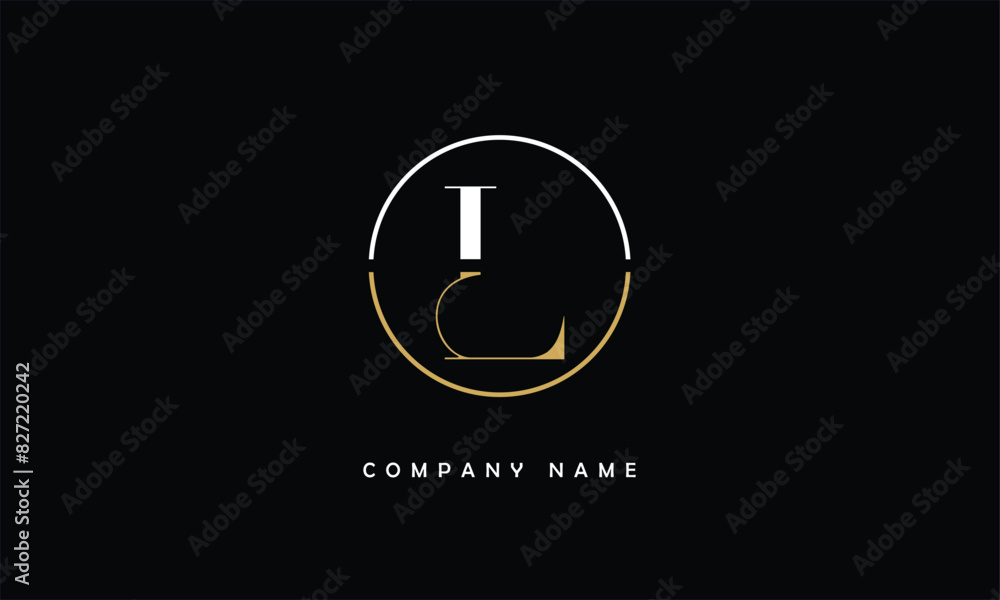 L, L Abstract Letter Logo Monogram L, L Abstract Letter Logo Monogram