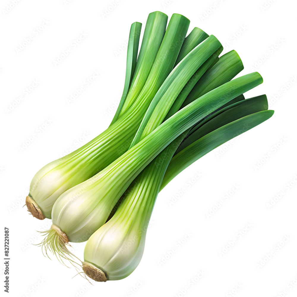 leeks on transparent background leeks on transparent background