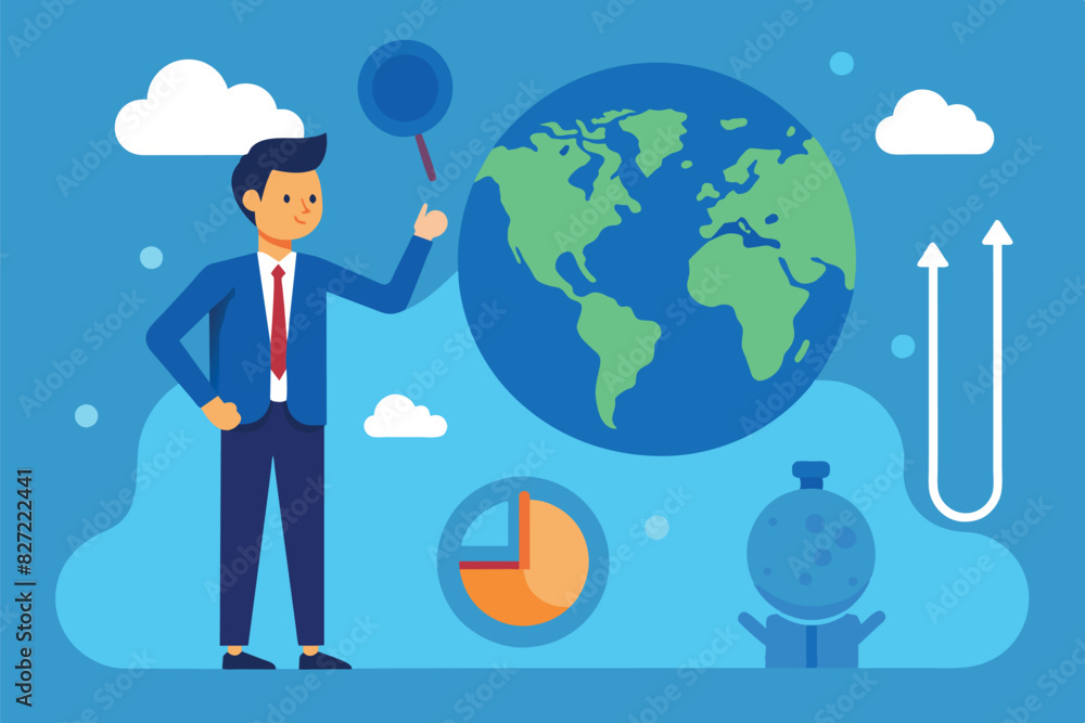This image might be interesting for a discussion of global business, time management across time zones, climate change, environmental awareness, or temperature monitoring. This image might be interesting for a discussion of global business, time management across time zones, climate change, environmental awareness, or temperature monitoring.
