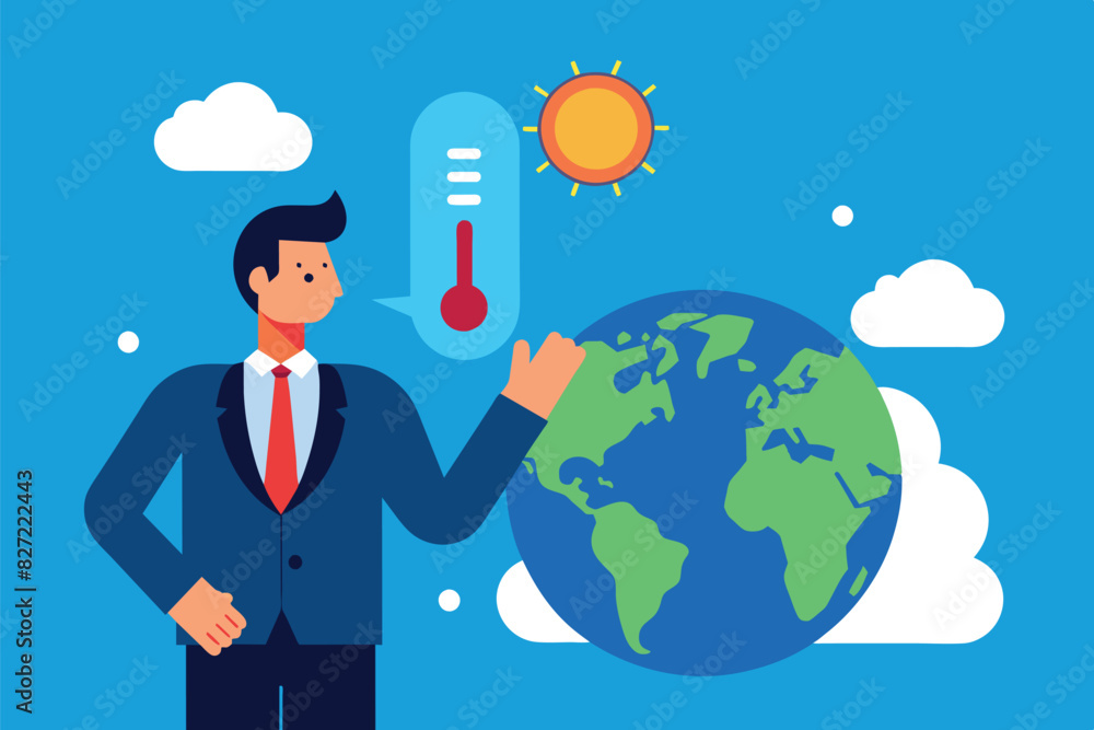 This image might be interesting for a discussion of global business, time management across time zones, climate change, environmental awareness, or temperature monitoring. This image might be interesting for a discussion of global business, time management across time zones, climate change, environmental awareness, or temperature monitoring.