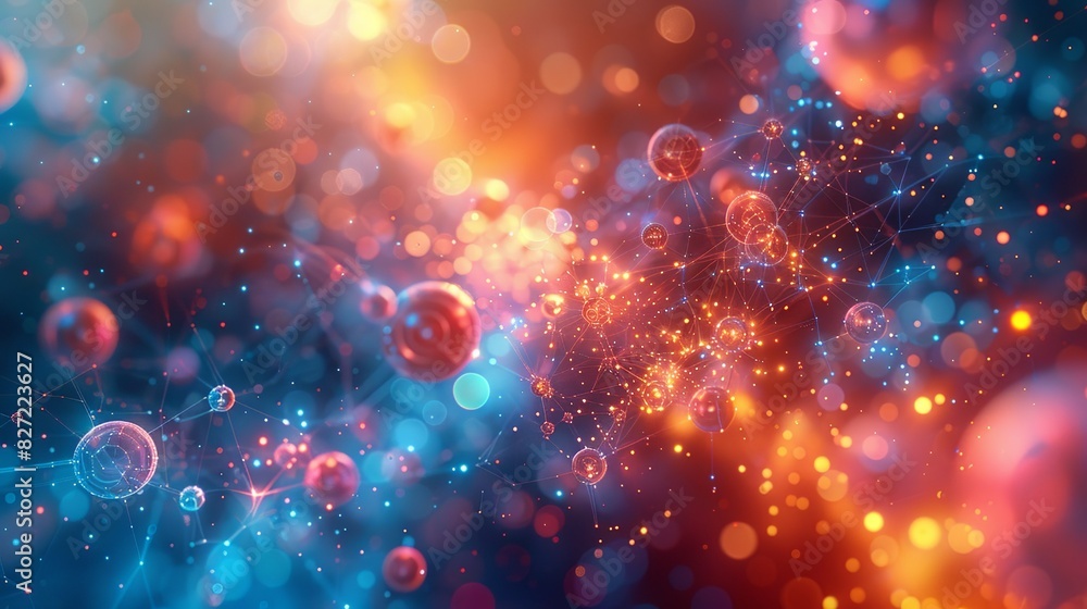 An artistic illustration of a neural network, with colorful data streams and nodes set against a bright, vibrant background enhanced by a bokeh effect to symbolize AI complexity. An artistic illustration of a neural network, with colorful data streams and nodes set against a bright, vibrant background enhanced by a bokeh effect to symbolize AI complexity.