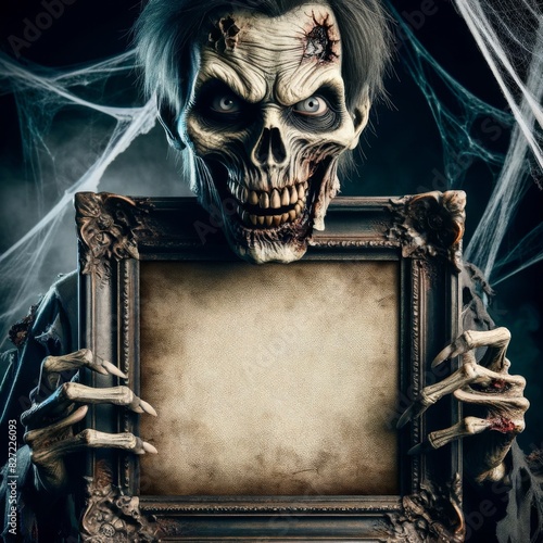 ゾンビがフレームを持っている