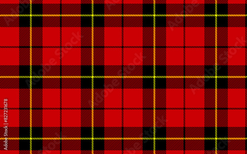 Clan Wallace  Seamless Tartan Plaid Pattern for fabric, textile, prints and backgrounds