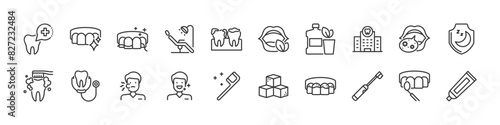 set of dental icons, dentist, tooth, teeth,