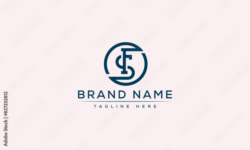 Logo design letter SF . Elegant modern. Vector template. Logo design letter SF . Elegant modern. Vector template.