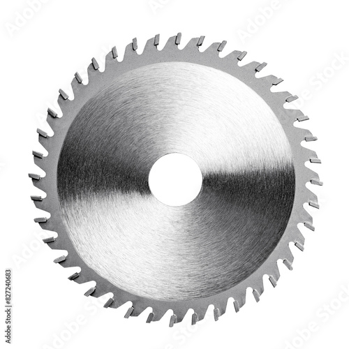 Circular saw blade isolated