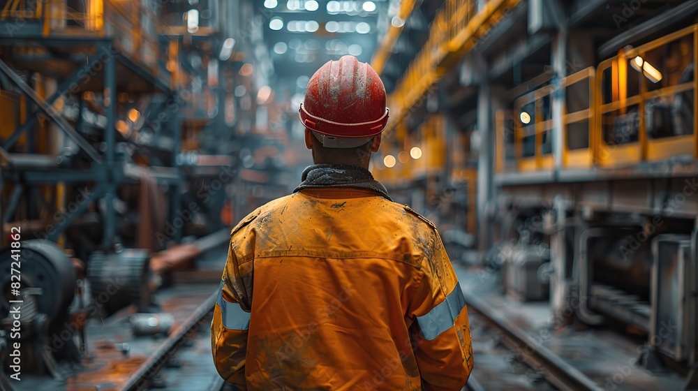 construction workers at work group of industrial engineers examine machinery blueprints solve architectural problems construction workers at work group of industrial engineers examine machinery blueprints solve architectural problems