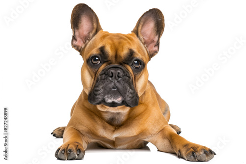 French Bulldog puppy on white background